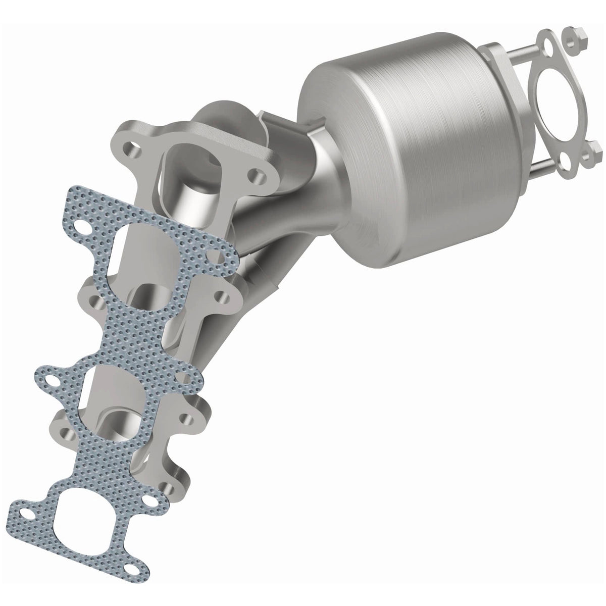 Catalytic Converter with Integrated Exhaust Manifold for HM Grade Federal / EPA Compliant Direct-Fit Manifold Catalytic
