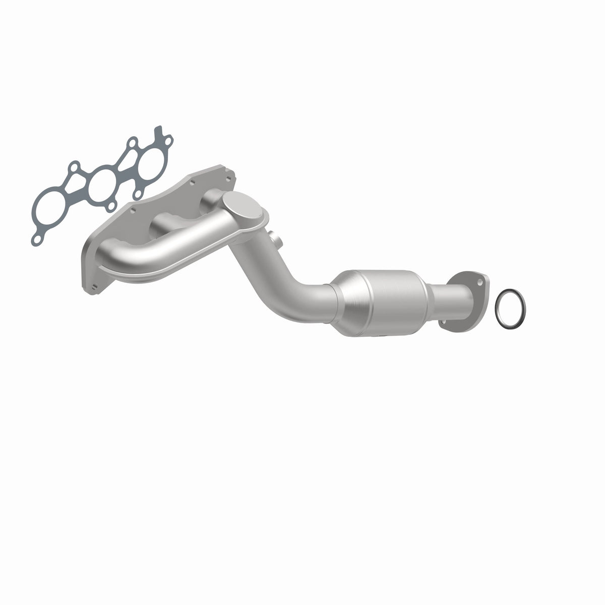 Catalytic Converter with Integrated Exhaust Manifold for HM Grade Federal / EPA Compliant Direct-Fit Manifold Catalytic