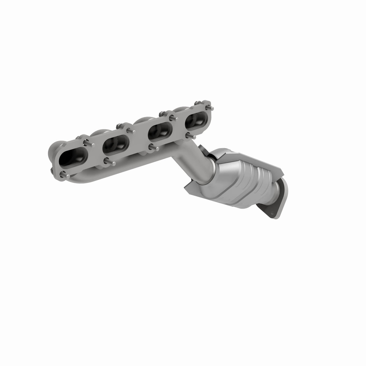 Catalytic Converter with Integrated Exhaust Manifold for HM Grade Federal / EPA Compliant Direct-Fit Manifold Catalytic