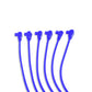 Spark Plug Wire Set Universal 8mm Silicone Spiro Pro 350 ohm/ft Blue 74652