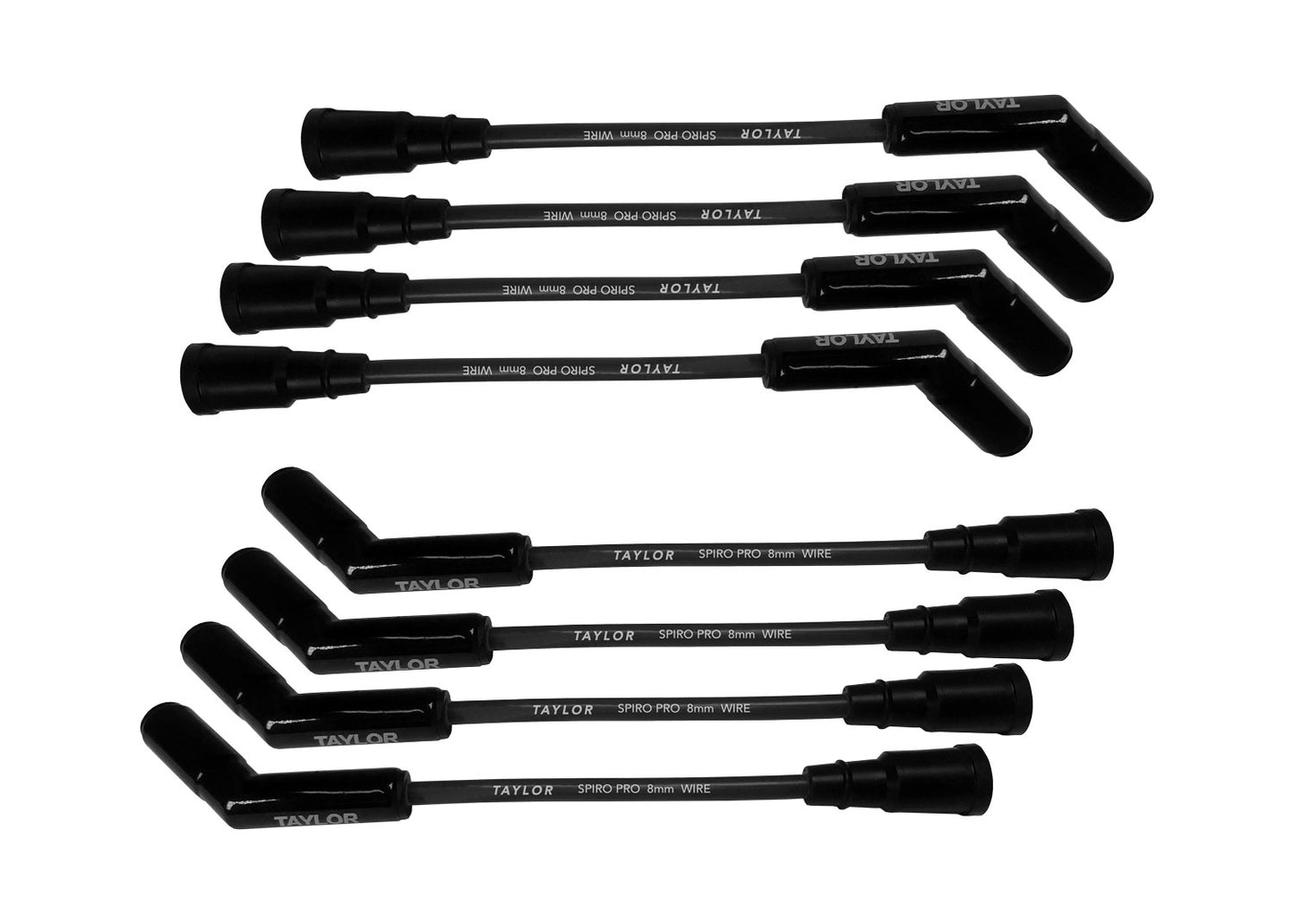 Spark Plug Wire Set Universal Silicone Spiro Pro 8mm 135? 350 ohm/ft 75073-B