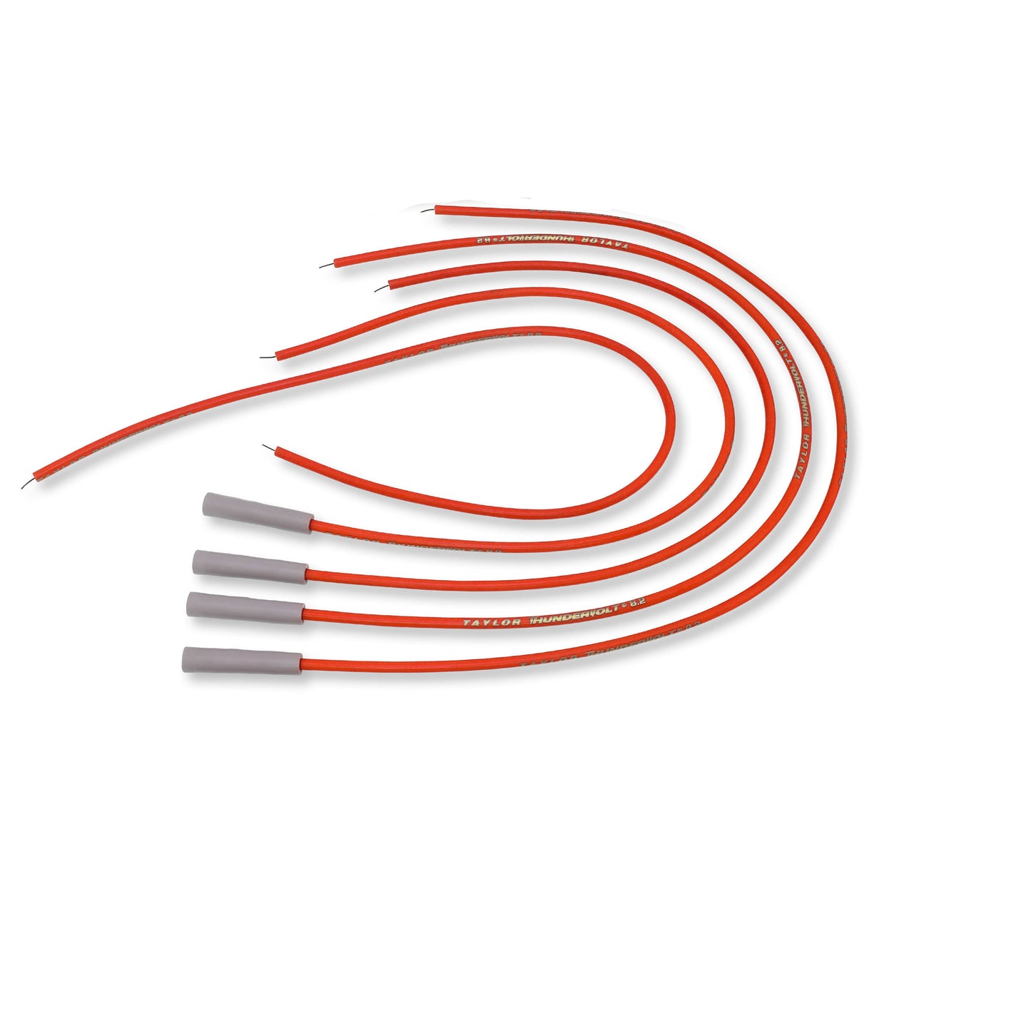 Spark Plug Wire Set Universal 8.2mm Silicone Thundervolt 180? 40 ohm/ft 83235