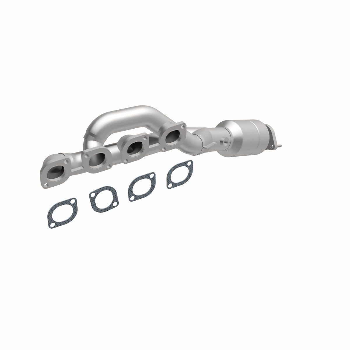 Catalytic Converter with Integrated Exhaust Manifold for HM Grade Federal / EPA Compliant Direct-Fit Manifold Catalytic