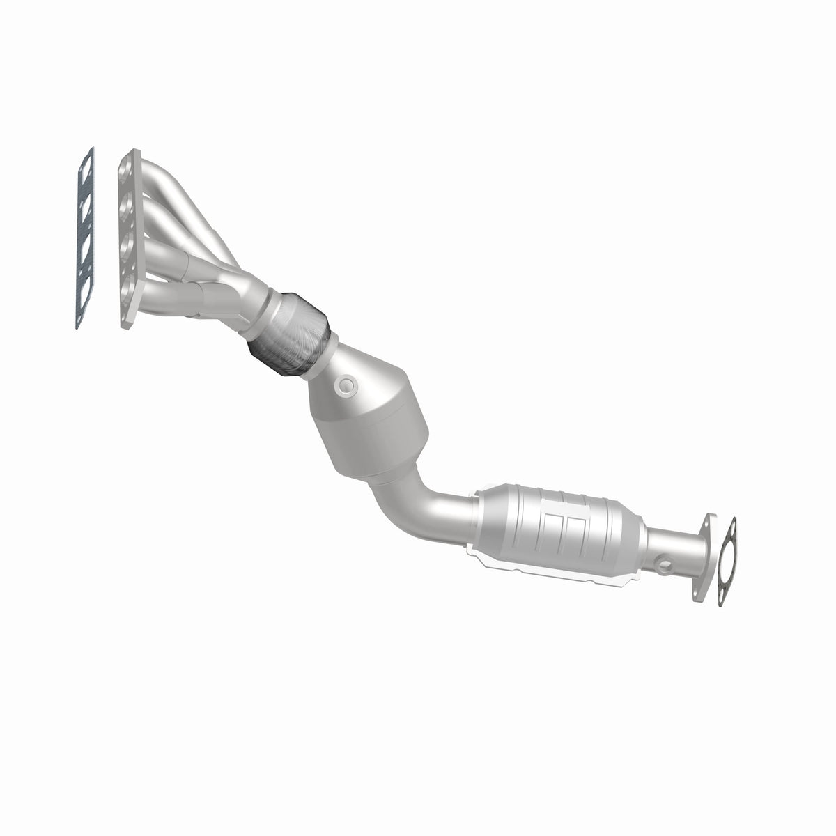 Catalytic Converter with Integrated Exhaust Manifold for HM Grade Federal / EPA Compliant Direct-Fit Manifold Catalytic