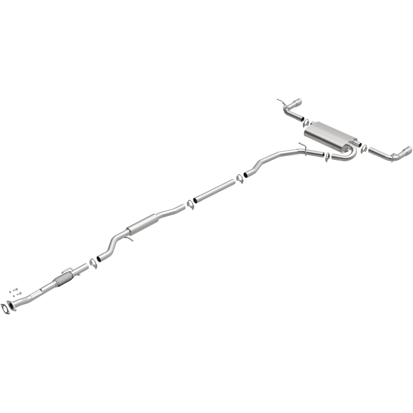 2007-2014 Ford Edge Direct-Fit Replacement Exhaust System 106-0489