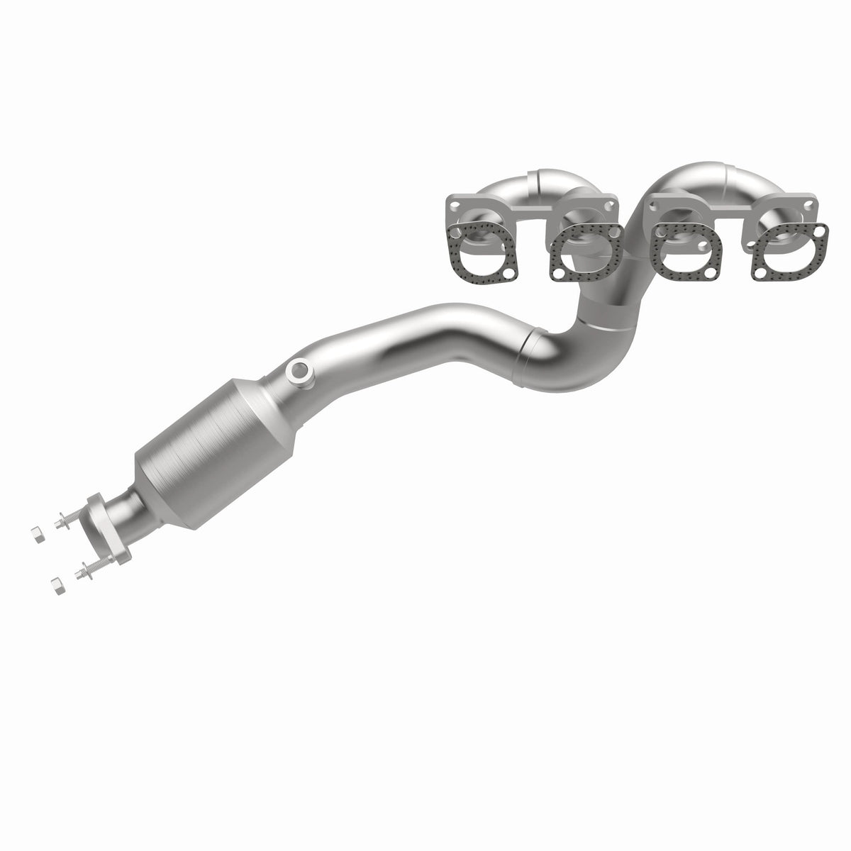 Catalytic Converter with Integrated Exhaust Manifold for HM Grade Federal / EPA Compliant Direct-Fit Manifold Catalytic
