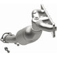 Catalytic Converter with Integrated Exhaust Manifold for HM Grade Federal / EPA Compliant Direct-Fit Manifold Catalytic