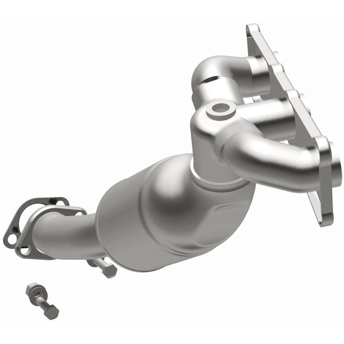 Catalytic Converter with Integrated Exhaust Manifold for HM Grade Federal / EPA Compliant Direct-Fit Manifold Catalytic