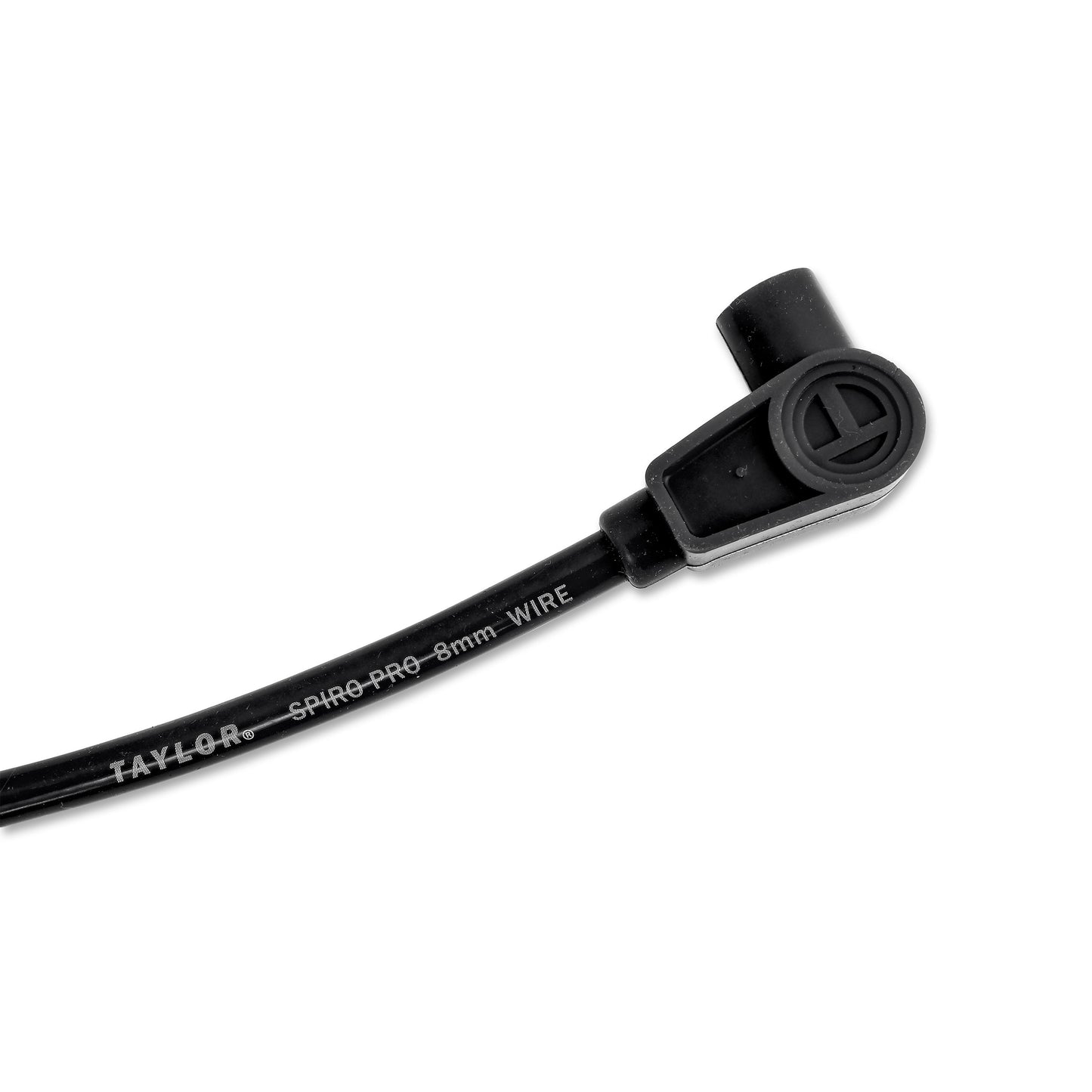 Spark Plug Wire Set Universal 8mm Silicone Spiro Pro 90? 350 ohm/ft Black 73051