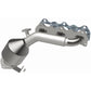Catalytic Converter with Integrated Exhaust Manifold for HM Grade Federal / EPA Compliant Direct-Fit Manifold Catalytic