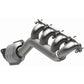 Catalytic Converter with Integrated Exhaust Manifold for HM Grade Federal / EPA Compliant Direct-Fit Manifold Catalytic