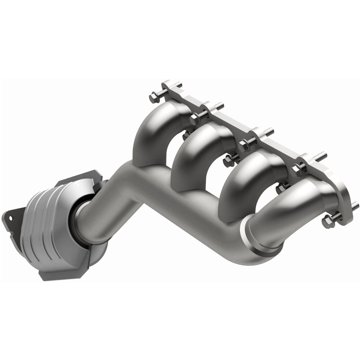 Catalytic Converter with Integrated Exhaust Manifold for HM Grade Federal / EPA Compliant Direct-Fit Manifold Catalytic