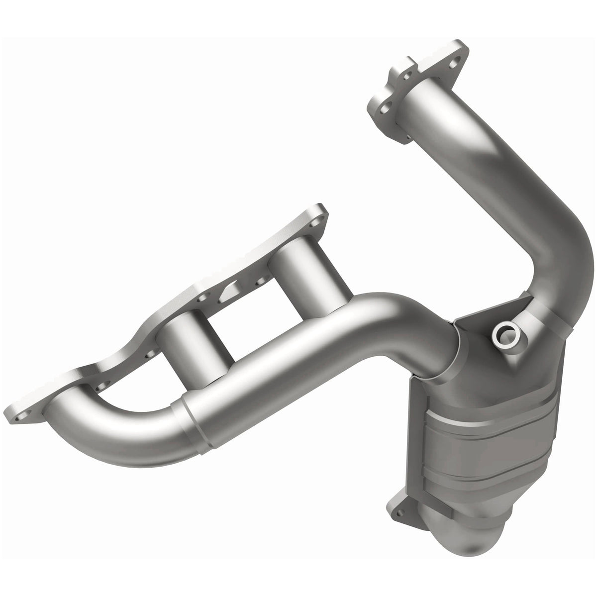 Catalytic Converter with Integrated Exhaust Manifold for HM Grade Federal / EPA Compliant Direct-Fit Manifold Catalytic