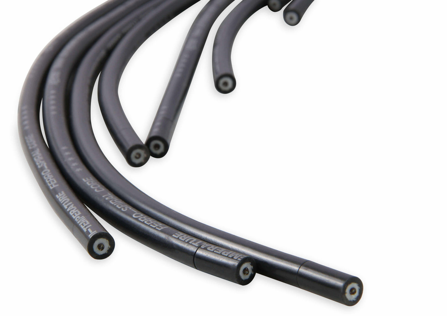 Spark Plug Wire Set - Universal - 90 Deg White Ceramic Boots - 9001C