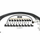 Spark Plug Wire Set - Universal - 90 Deg White Ceramic Boots - 9001C