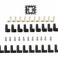 Spark Plug Wire Set - Universal - 90 Deg White Ceramic Boots - 9001C