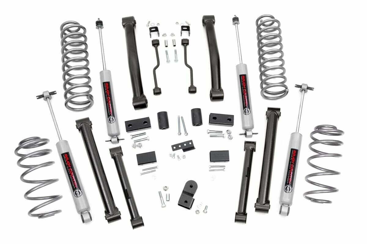 Fits Jeep Grand Cherokee ZJ 2WD/4WD (1993-1998) 4 Inch Lift Kit; 900.2