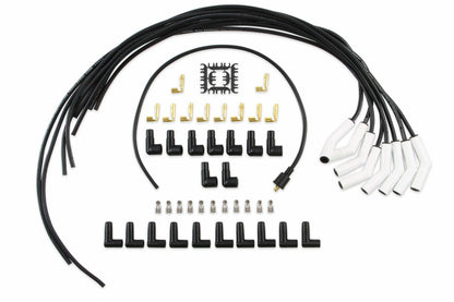 Spark Plug Wire Set - Universal - 135 Deg White Ceramic Boots - 9002C