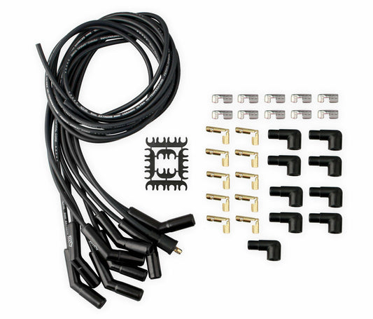Spark Plug Wire Set - Universal - 135 Deg Black Ceramic Boots - 9002CK