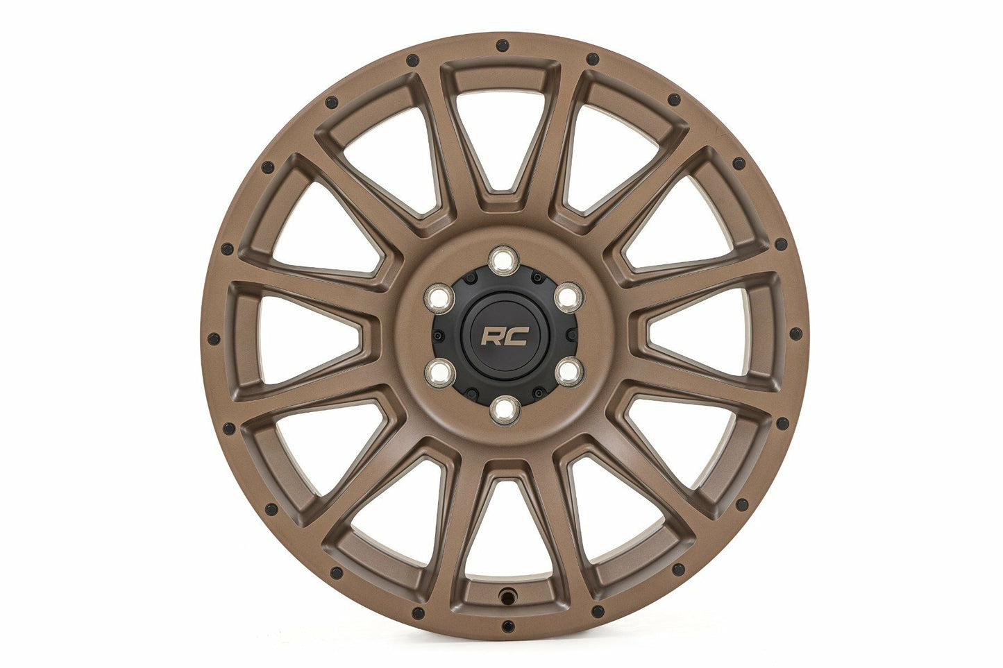 Rough Country 90 Series Wheel; One-Piece; Bronze; 18x9; 8x170; 0mm 90180911
