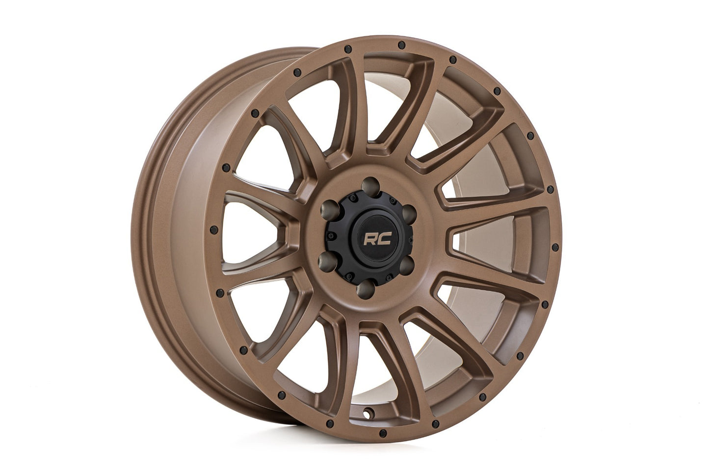 Rough Country 90 Series Wheel; One-Piece; Bronze; 18x9; 8x170; 0mm 90180911