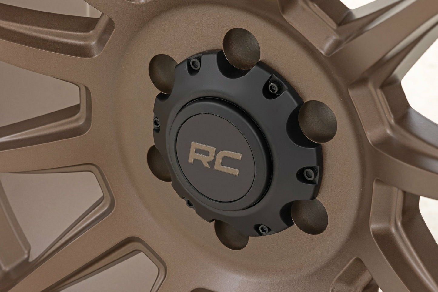 Rough Country 90 Series Wheel; One-Piece; Bronze; 18x9; 8x170; 0mm 90180911