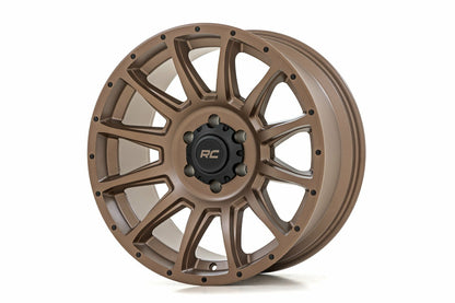 Rough Country 90 Series Wheel; One-Piece; Bronze; 18x9; 8x170; 0mm 90180911