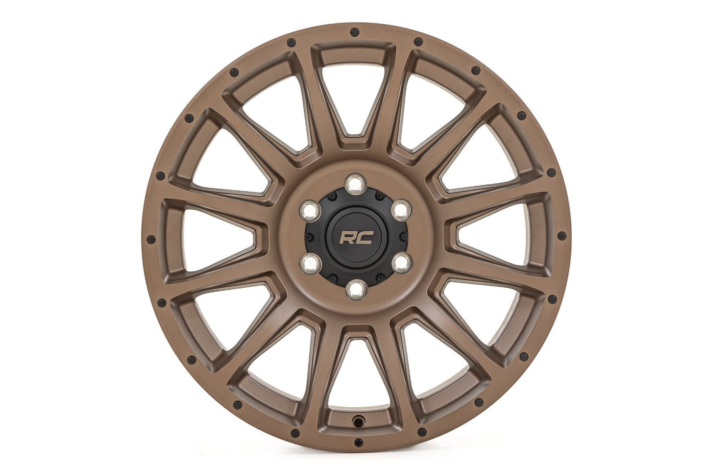 Rough Country 90 Series Wheel; One-Piece; Bronze; 18x9; 6x5.5; 0mm 90180912