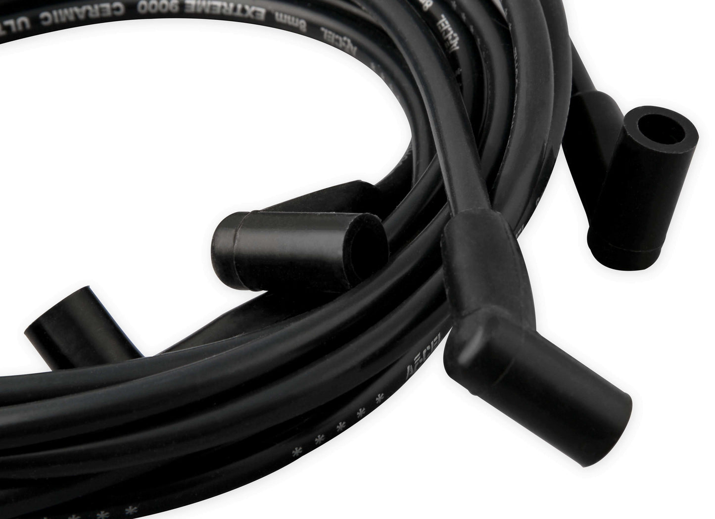Spark Plug Wire-Chevy Small Blockw/HEI 75-86 Wires Under ValveCover-Black-9018CK