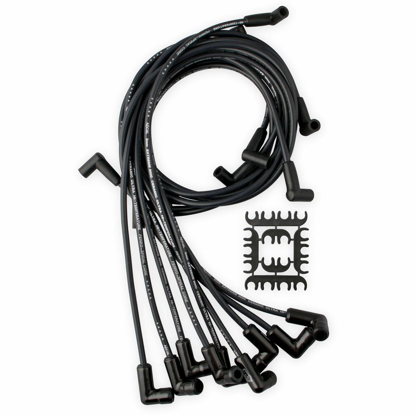 Spark Plug Wire-Chevy Small Blockw/HEI 75-86 Wires Under ValveCover-Black-9018CK