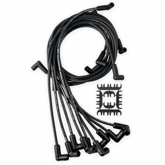 Spark Plug Wire-Chevy Small Blockw/HEI 75-86 Wires Under ValveCover-Black-9018CK
