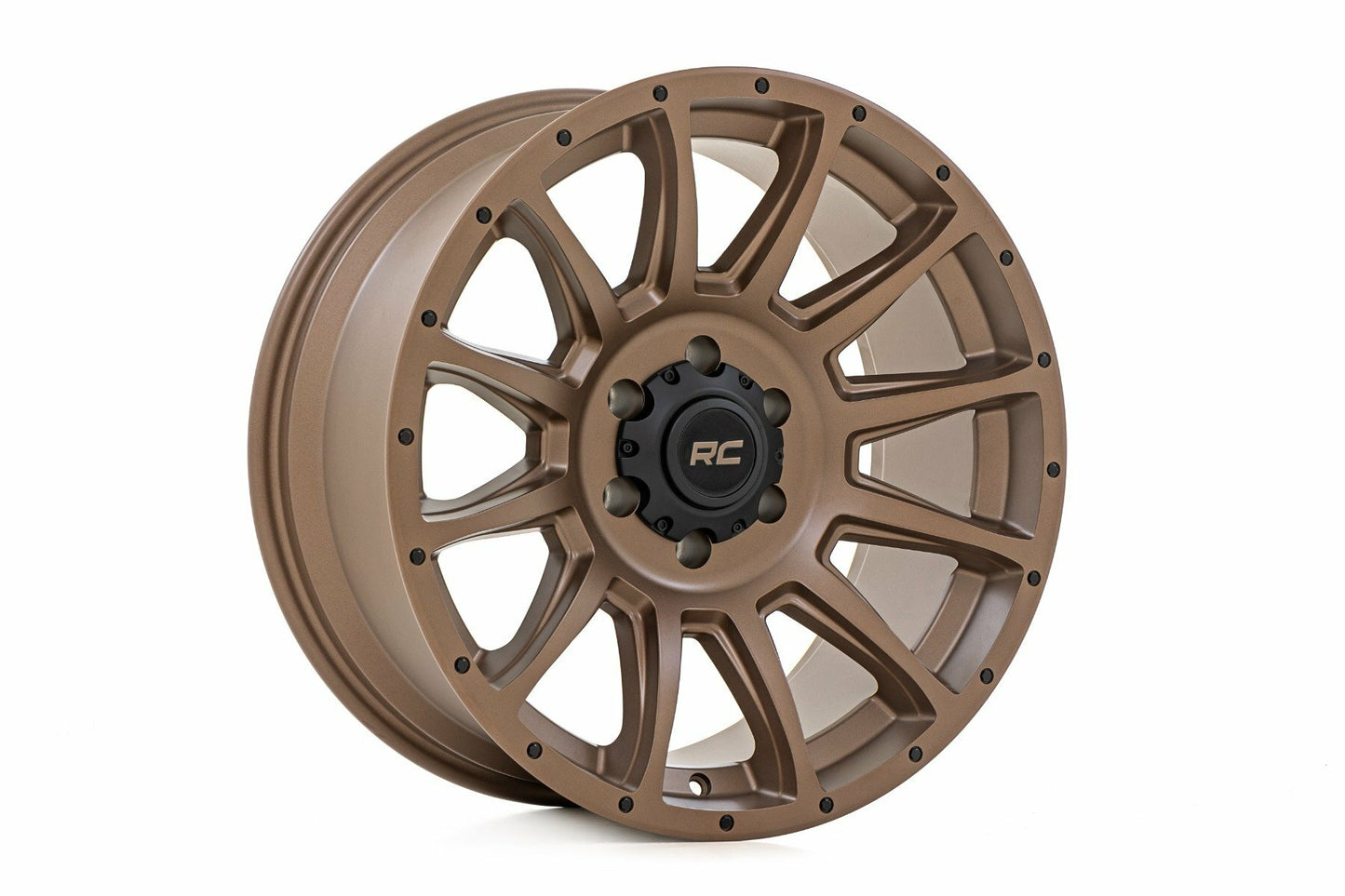 Rough Country 90 Series Wheel; One-Piece; Bronze; 20x10; 5x5; -25mm 90202413