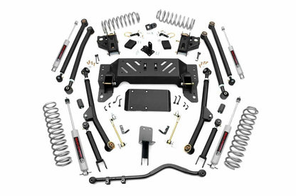 Fits Jeep Grand Cherokee ZJ 4WD (1993-1998) 4 Inch Lift Kit; Long Arm; 90222