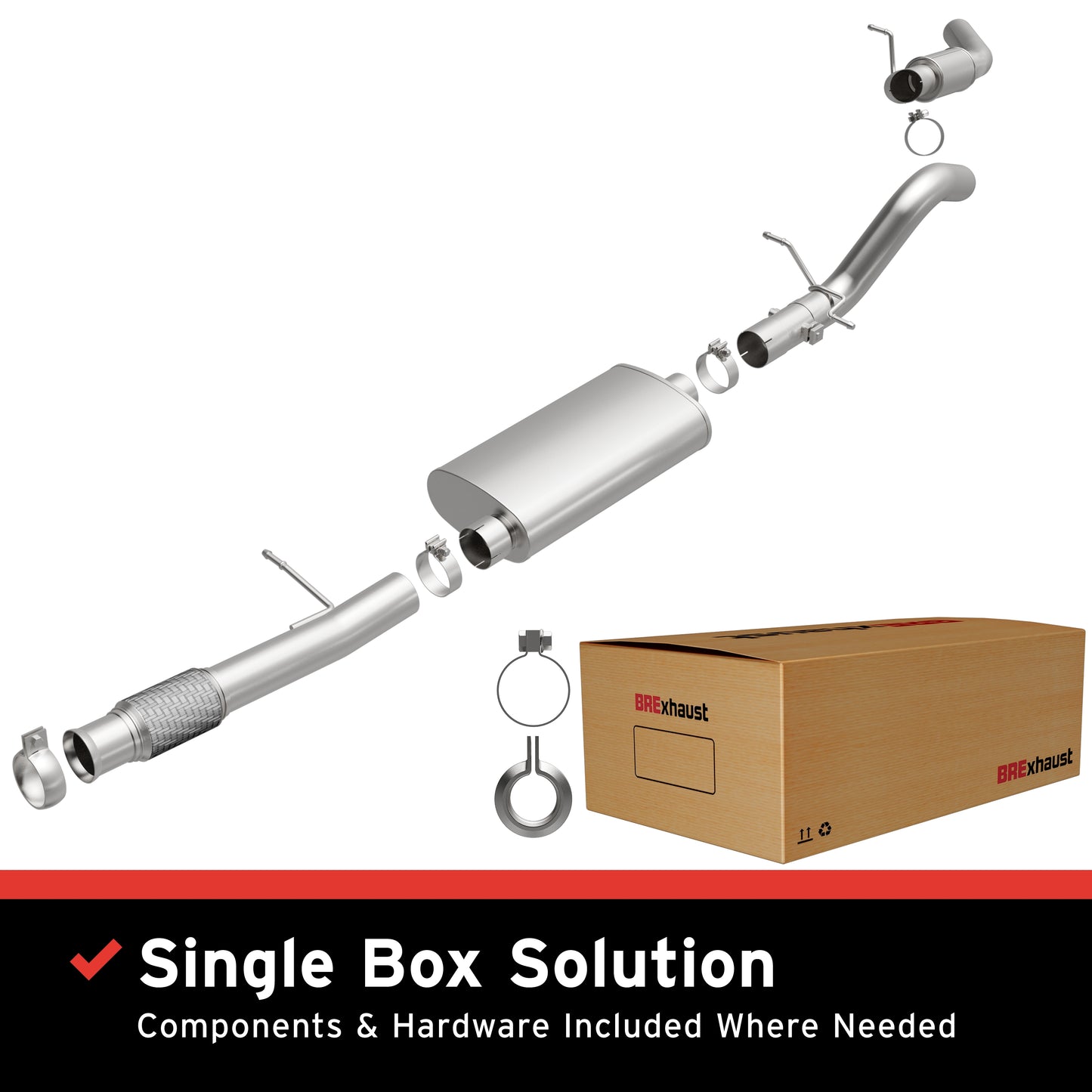 2015-2020 Cadillac Escalade ESV Direct-Fit Replacement Exhaust System 106-0838