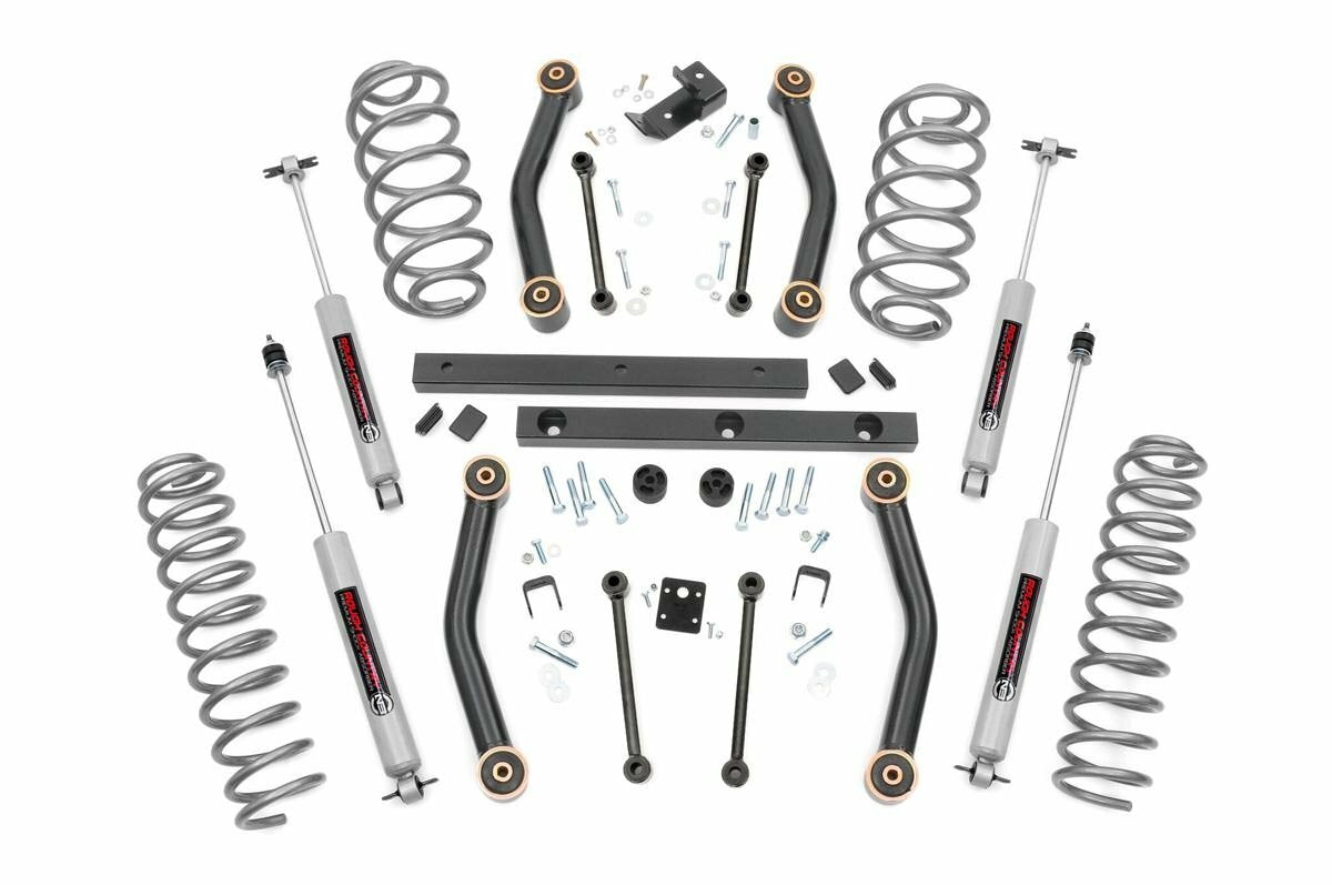 Fits Jeep Wrangler TJ (03-06)/Wrangler Unlimited (04-06) 4 Inch Lift Kit; 90730