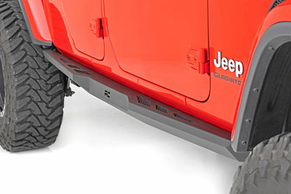 Fits Jeep Gladiator JT 4WD (2020-2024) Rock sliders; Heavy Duty; 90802