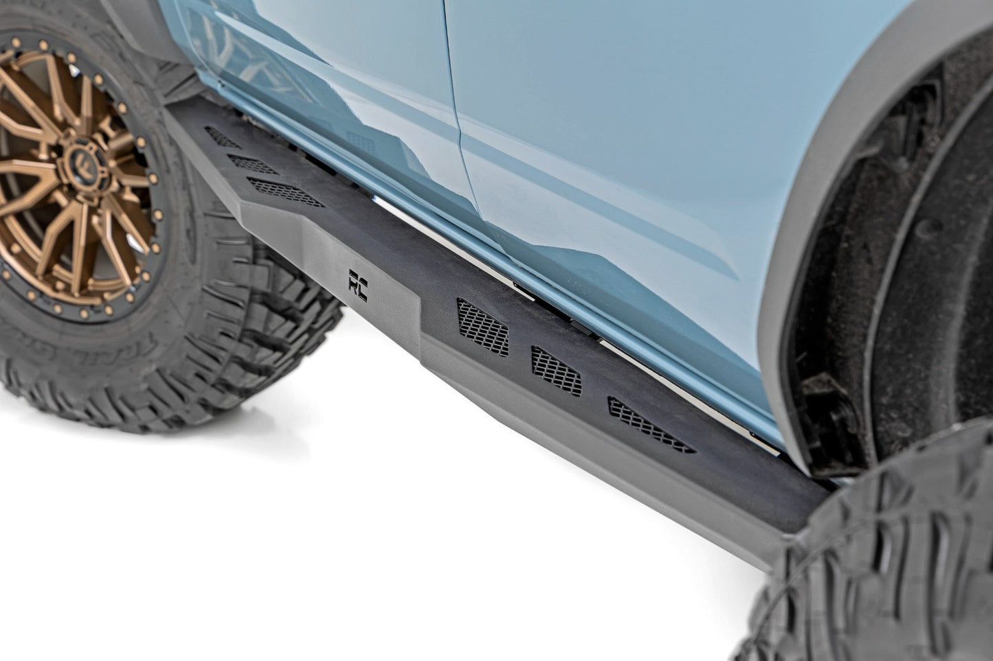 Fits Ford Bronco 4WD (2021-2024) Rock Sliders; Heavy Duty; 4-Door; 90803