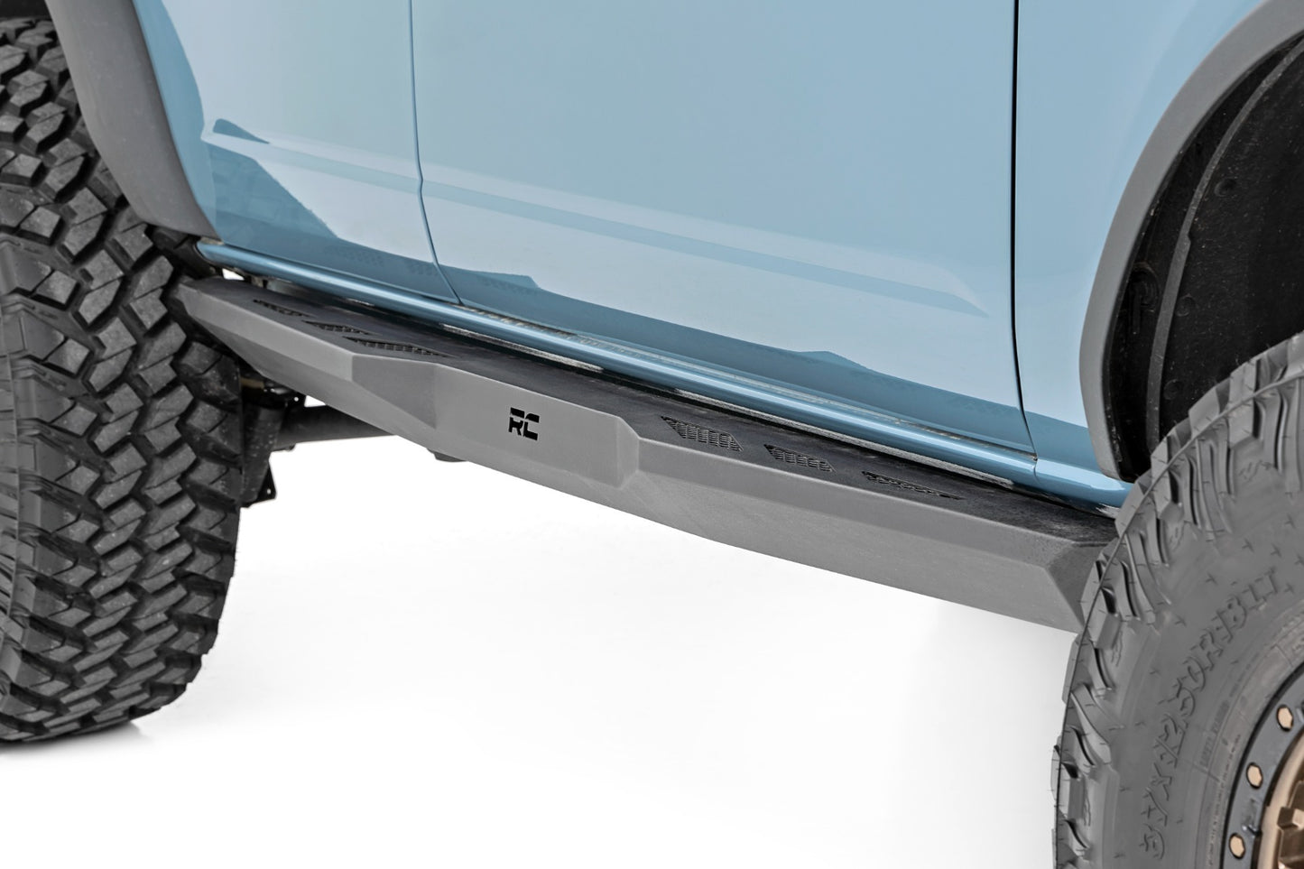 Fits Ford Bronco 4WD (2021-2024) Rock Sliders; Heavy Duty; 4-Door; 90803