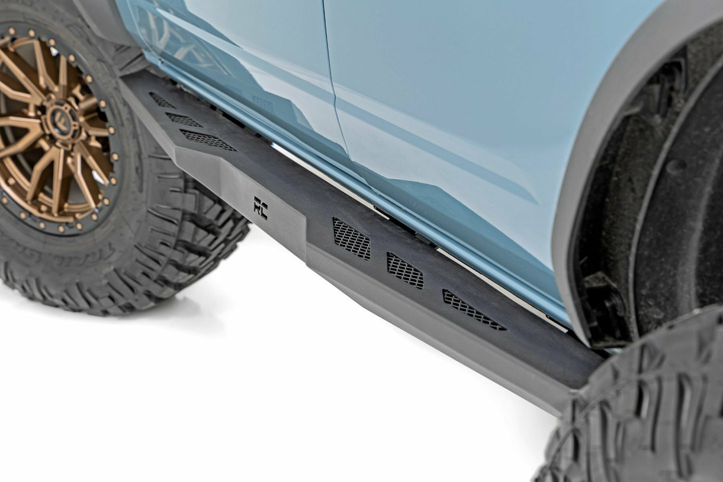 Fits Ford Bronco 4WD (2021-2024) Rock Sliders; Heavy Duty; 4-Door; 90803