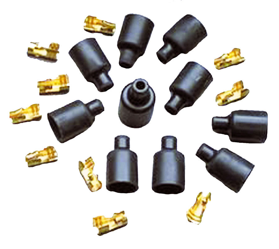 Spark Plug Wire Connector 8 - 10.4mm 180? 10 Black 46059