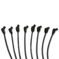 Spark Plug Wire Set Universal 10.4mm Silicone Spiro Pro 409 409 135? Black 79013