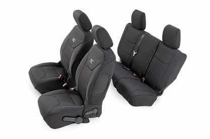 Fits Jeep Wrangler Unlimited 2&4WD (2008-2010) Seat Covers Front and Rear 91002A