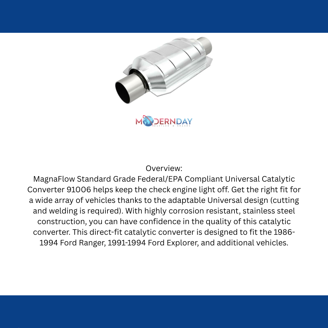 1975-1978 Ford E-100 Econoline Univ Catalytic Converter 91006 Magnaflow