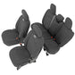 Fits Jeep Wrangler Unlimited 4WD (2018-2024) Seat Covers; Front and Rear; 91010