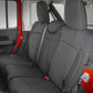 Fits Jeep Wrangler Unlimited 4WD (2018-2024) Seat Covers; Front and Rear; 91010