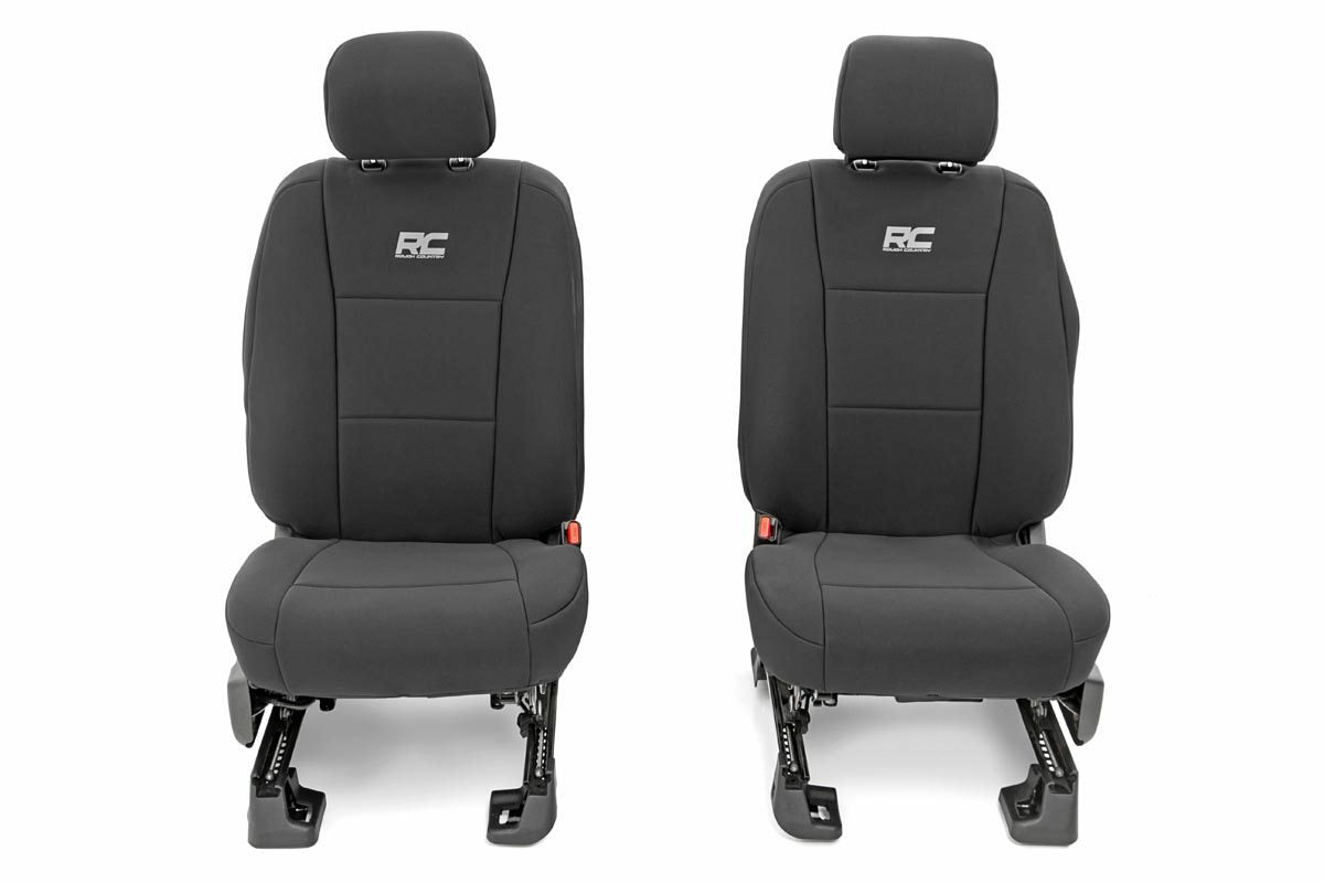 Fits Ford F-150/Lightning/F-250 (15-23) Seat Covers FR Bucket and RR Bench 91018