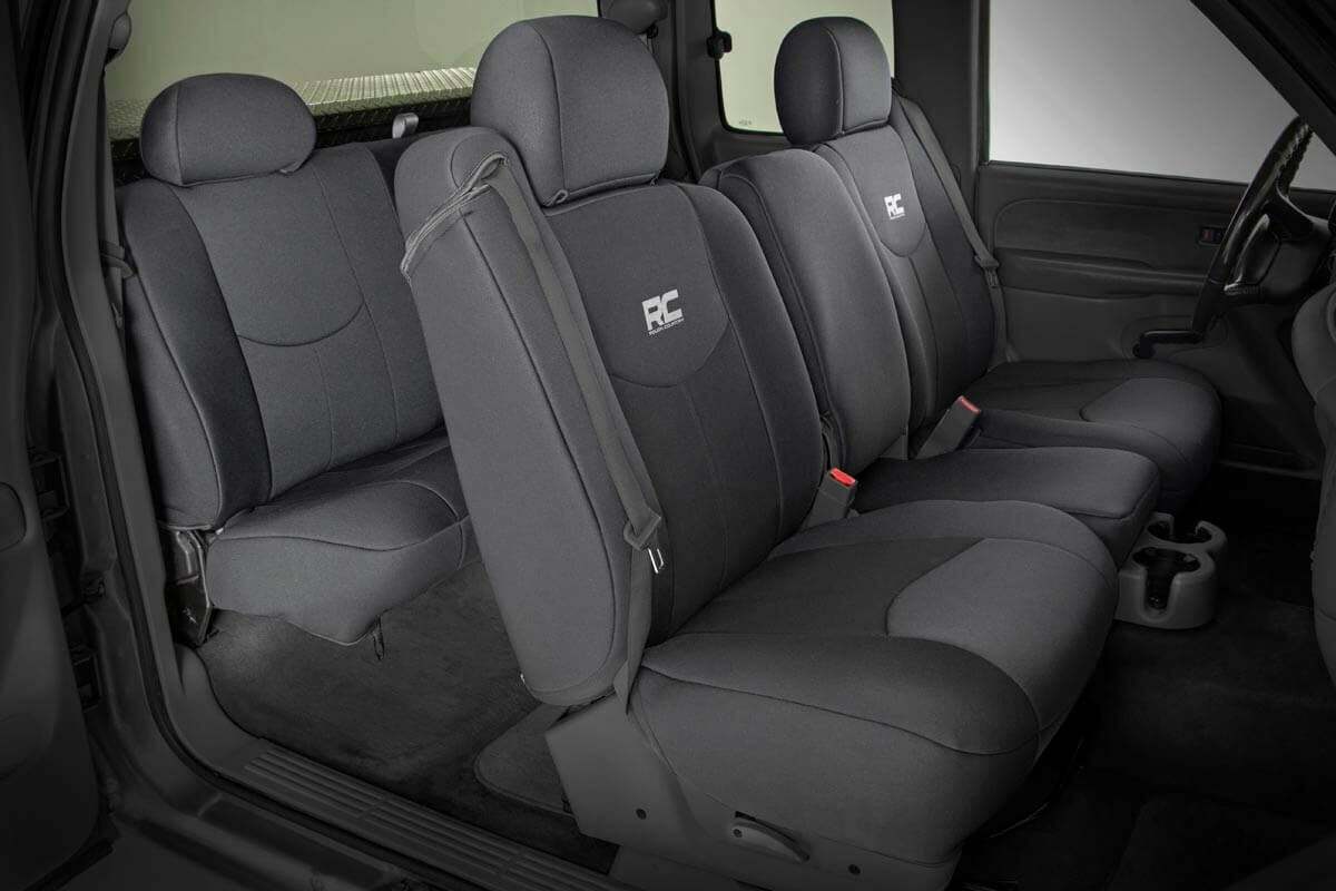 Fits Chevy/GMC 1500 (99-06 & Classic) Seat Covers; FR 40/40/20 & Rear; 91019