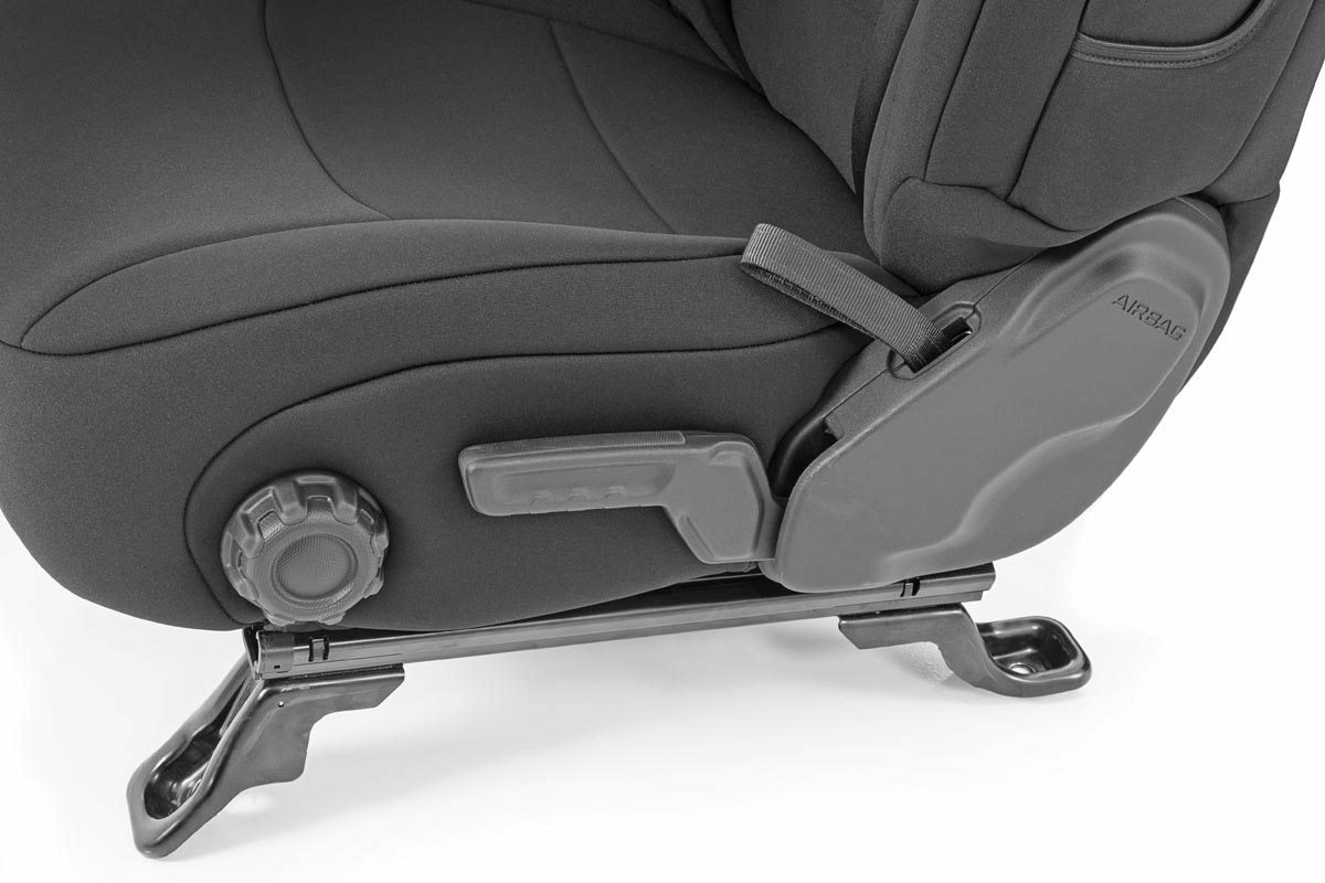 Fits Jeep Wrangler JL 4WD (2018-2024) Seat Covers; Front and Rear; 91020