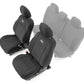 Fits Toyota Tacoma 2WD/4WD (2016-2023) Seat Covers; Front; Double Cab; 91030