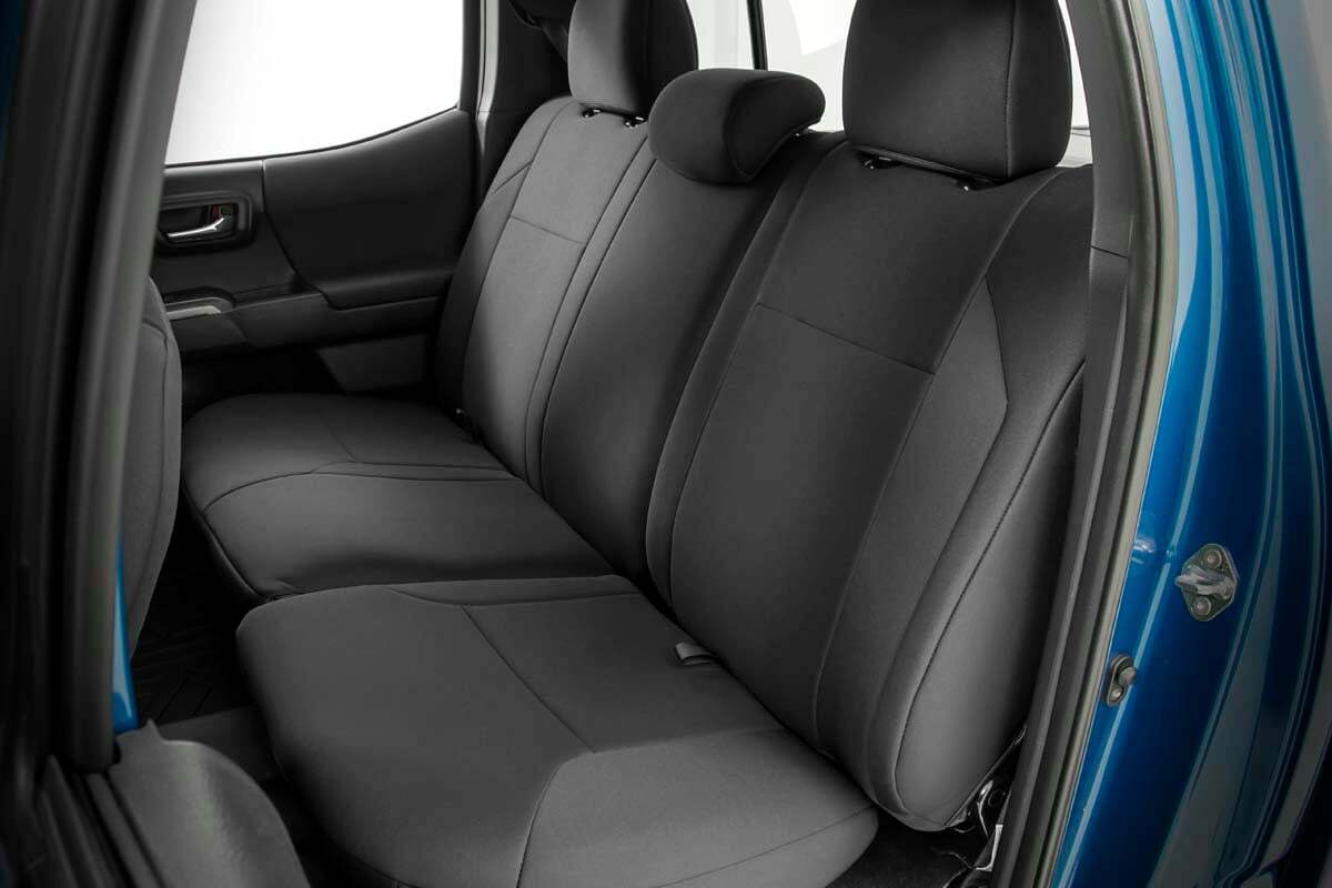 Fits Toyota Tacoma 2WD/4WD (2016-2023) Seat Covers; Front; Double Cab; 91030